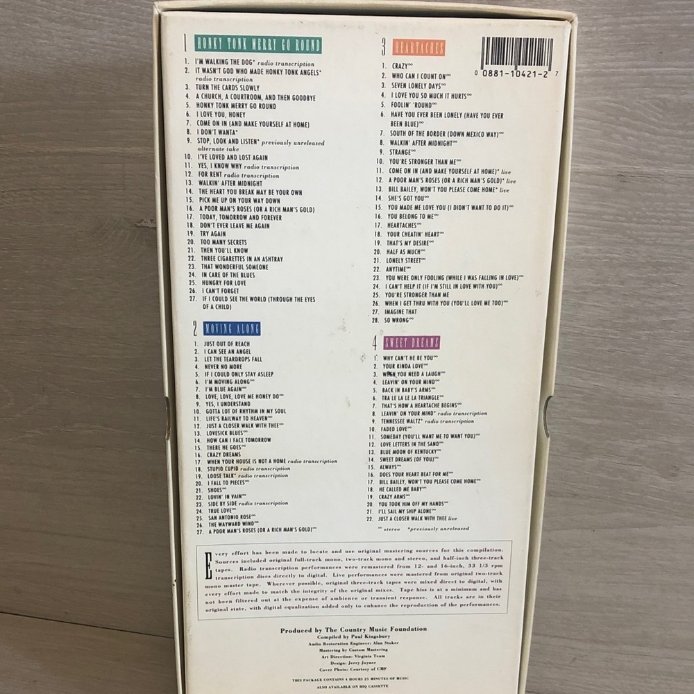Patsy Cline Music Collection 4 CD Box Set - Picture 2 of 9
